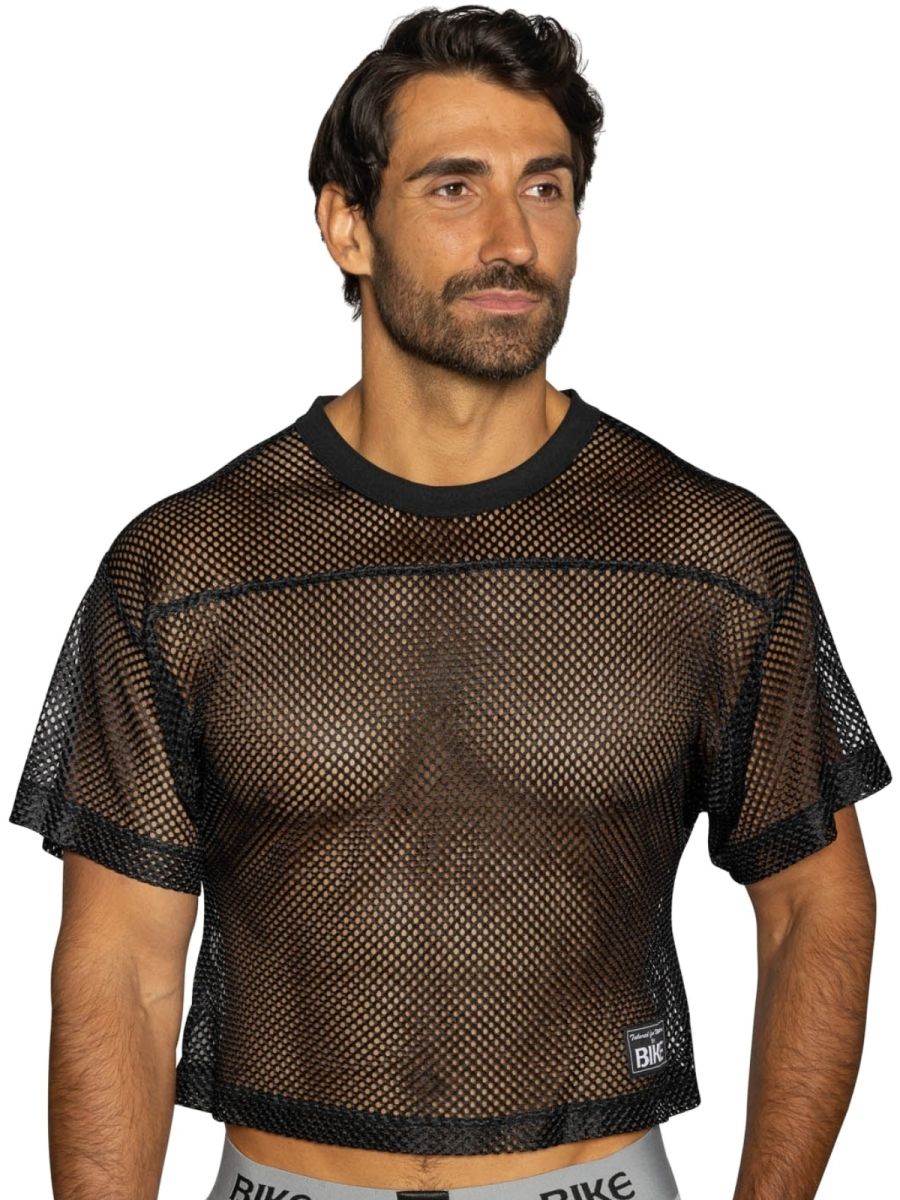 BIKE Athletic BAM134 Short Sleeve Practice Jersey Top Color Black
