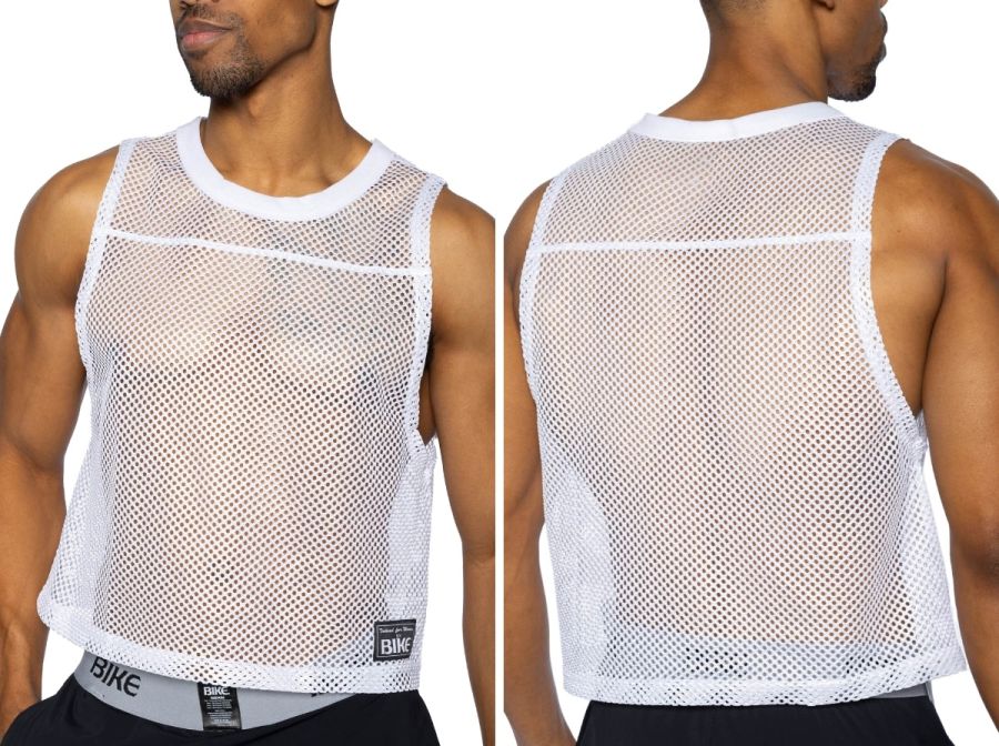 BIKE Athletic BAM135 Elevate Your Training Sleeveless Practice Jersey Color White