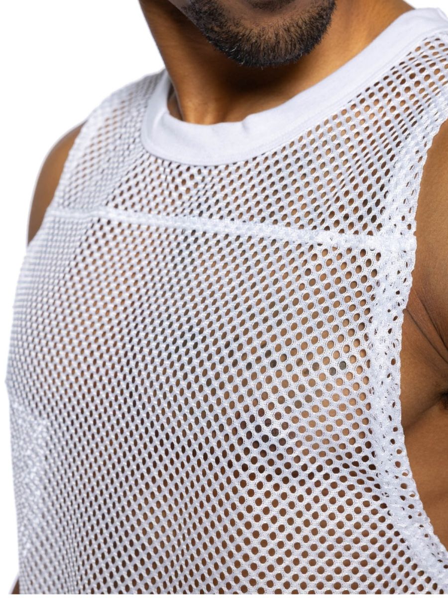 BIKE Athletic BAM135 Elevate Your Training Sleeveless Practice Jersey Color White