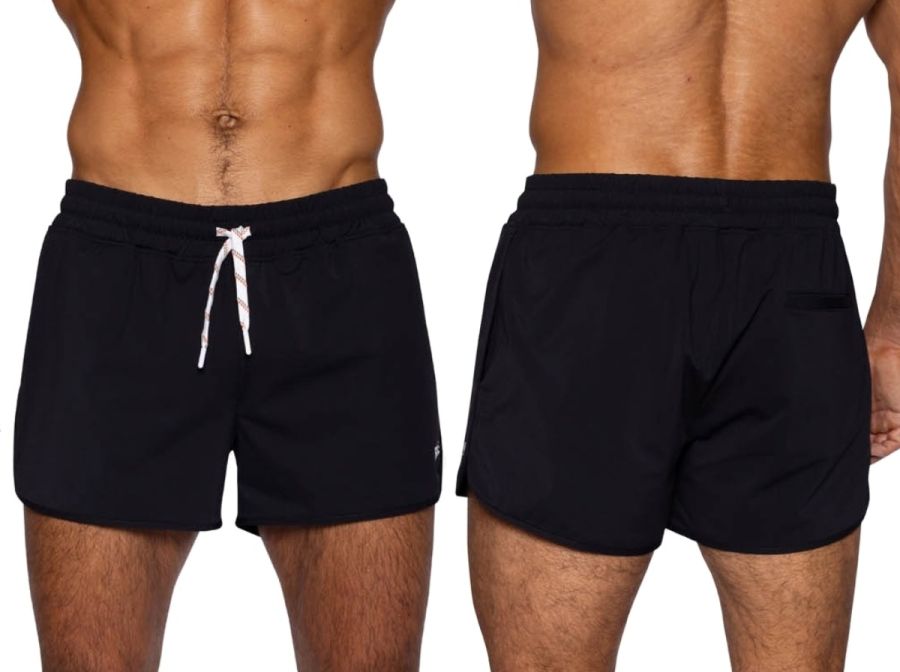 BIKE Athletic BAM200 Track Short Gymwear Color Black