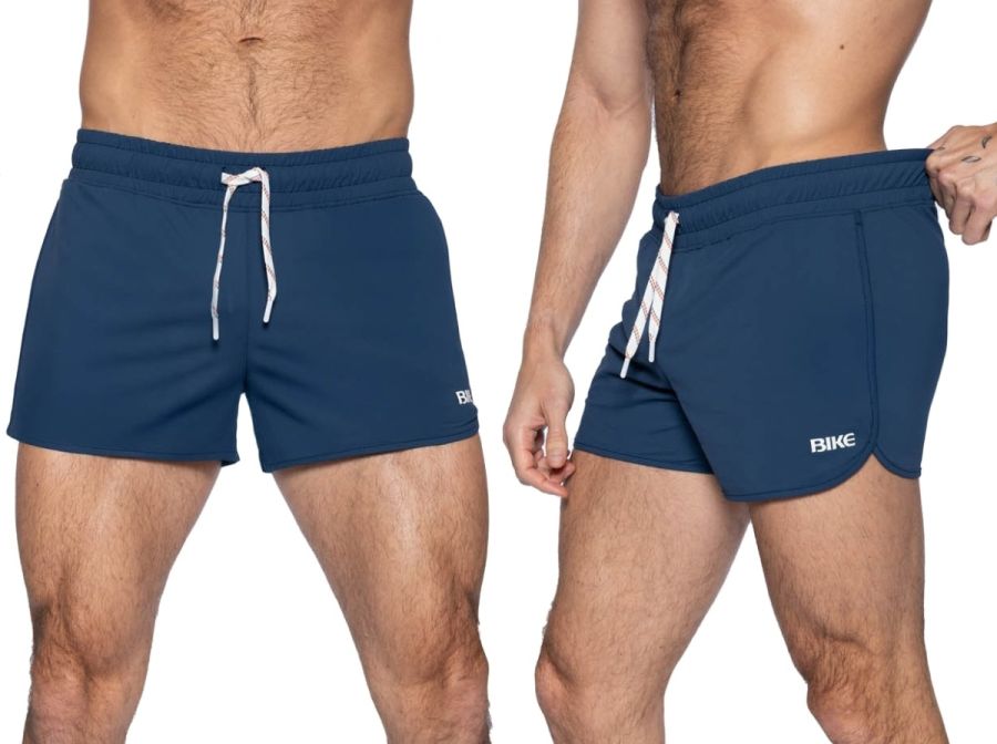 BIKE Athletic BAM200 Track Short Gymwear Color Navy