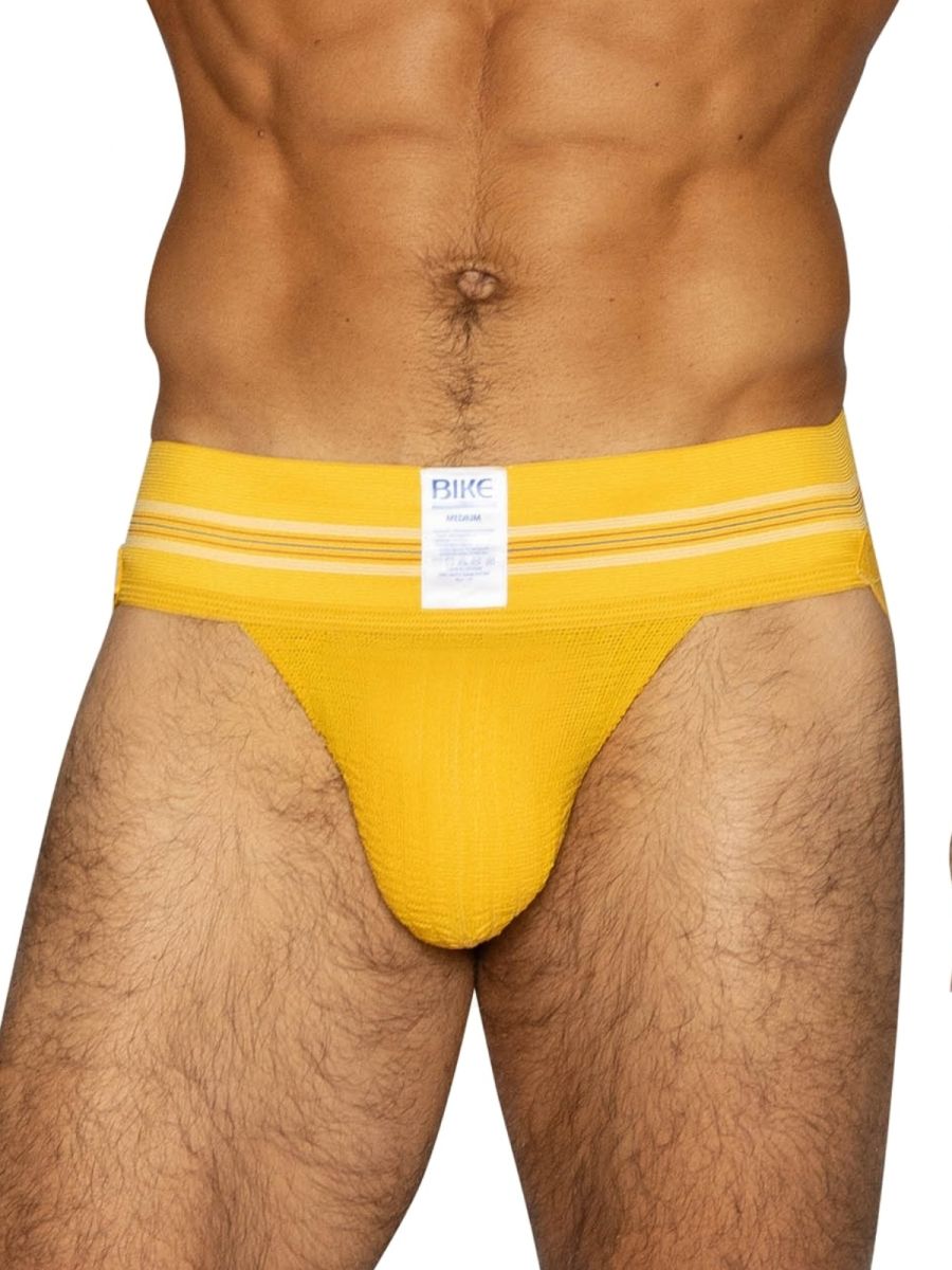 BIKE Athletic BAS306 Original Number 10 Jockstrap Performance Underwear Color Yellow