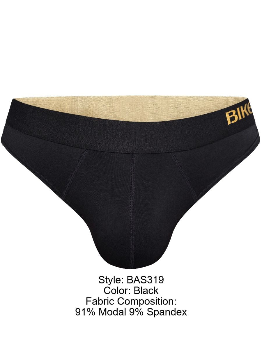 BIKE Athletic BAS319 Active Bold Style Thong for the Modern Man Color Black