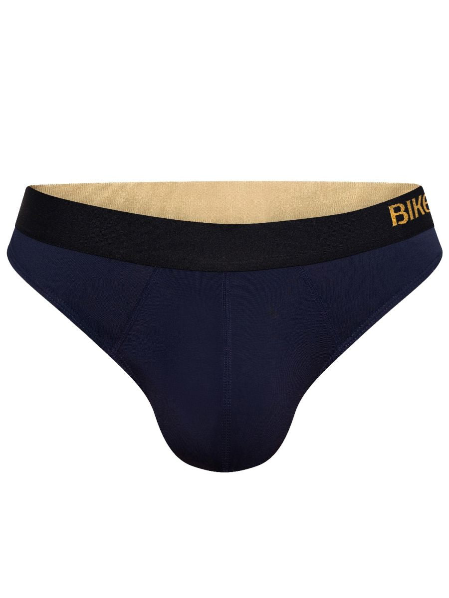 BIKE Athletic BAS319 Active Bold Style Thong for the Modern Man Color Navy