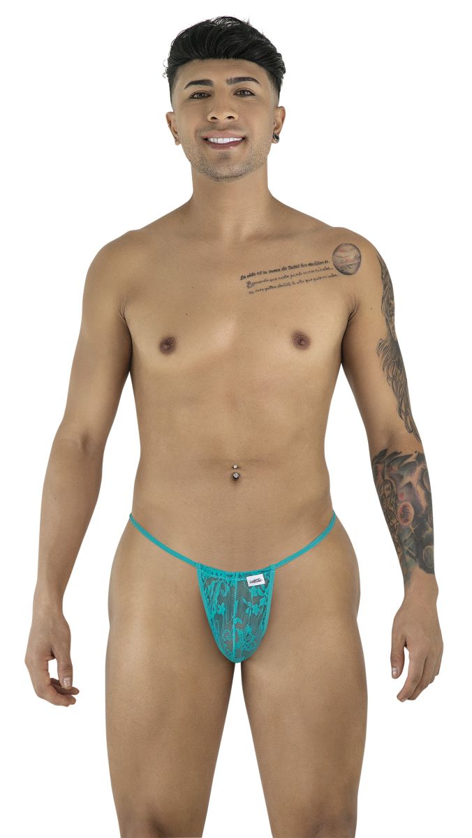 CandyMan 9586 Mens Sexy G-string Thong Jade Lace
