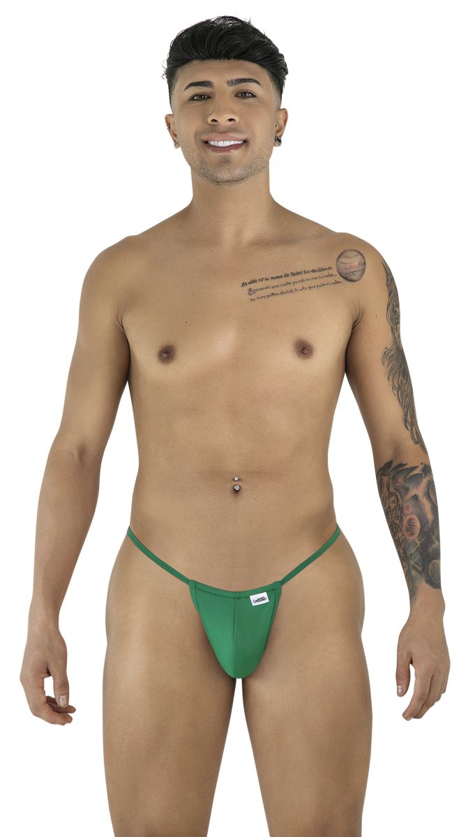 CandyMan 9586 Mens Sexy G-string Thong Nature Green