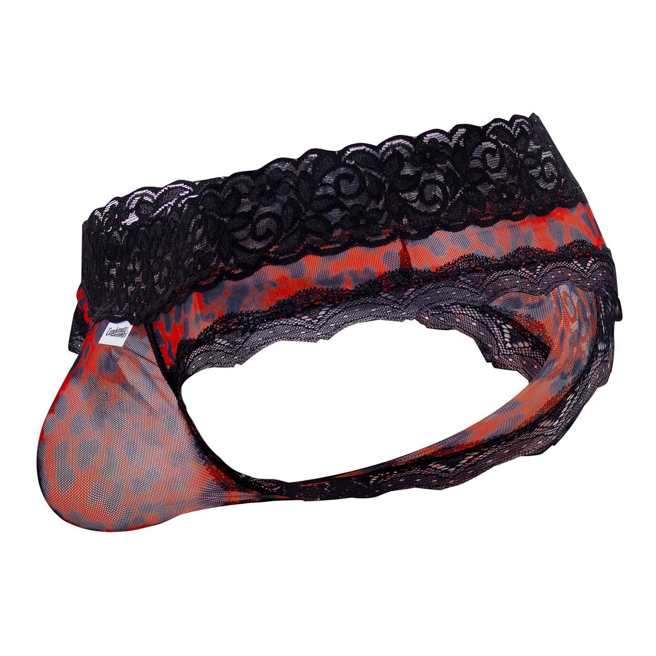 CandyMan 99596 Mesh-Lace Mens Sexy Underwear Thongs