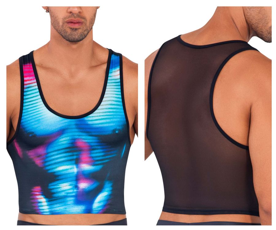 JCSTK - CandyMan 99726 Work-N-Out Top Moonlight Blue