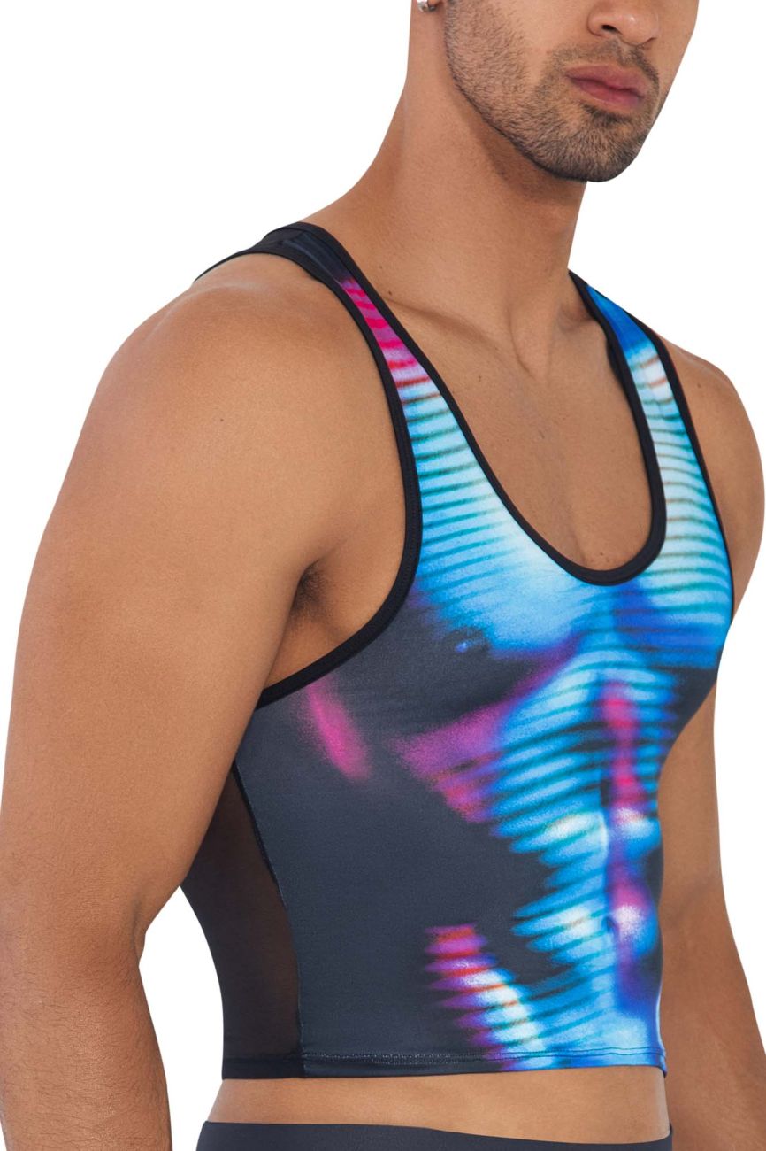 JCSTK - CandyMan 99726 Work-N-Out Top Moonlight Blue