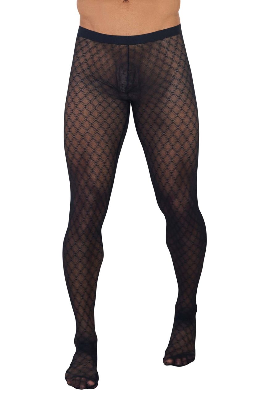 JCSTK - CandyMan 99736 Mesh Thigh Highs Black