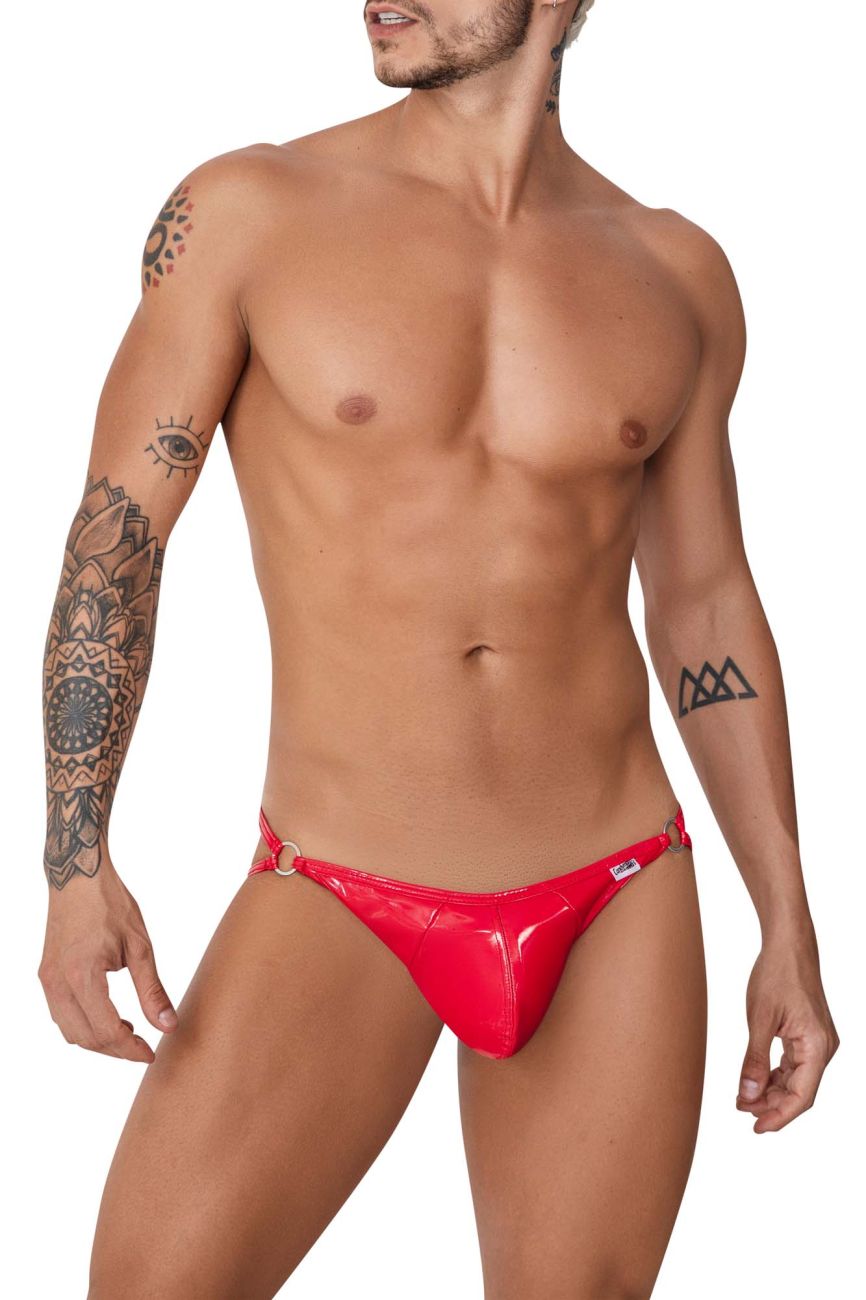 CandyMan 99741 Gloss Jockstrap Red