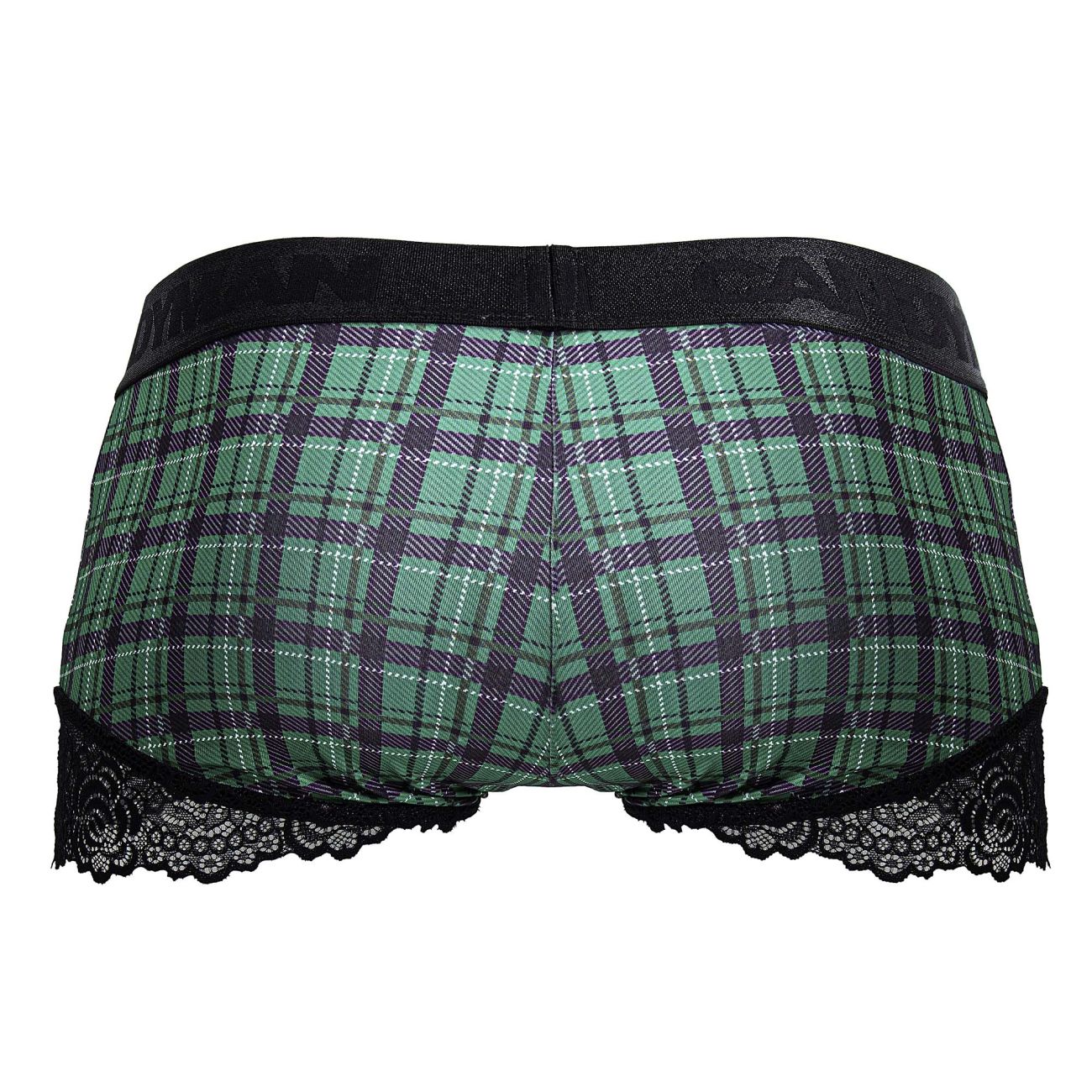CandyMan 99821 Back to School Trunks Green Plaid