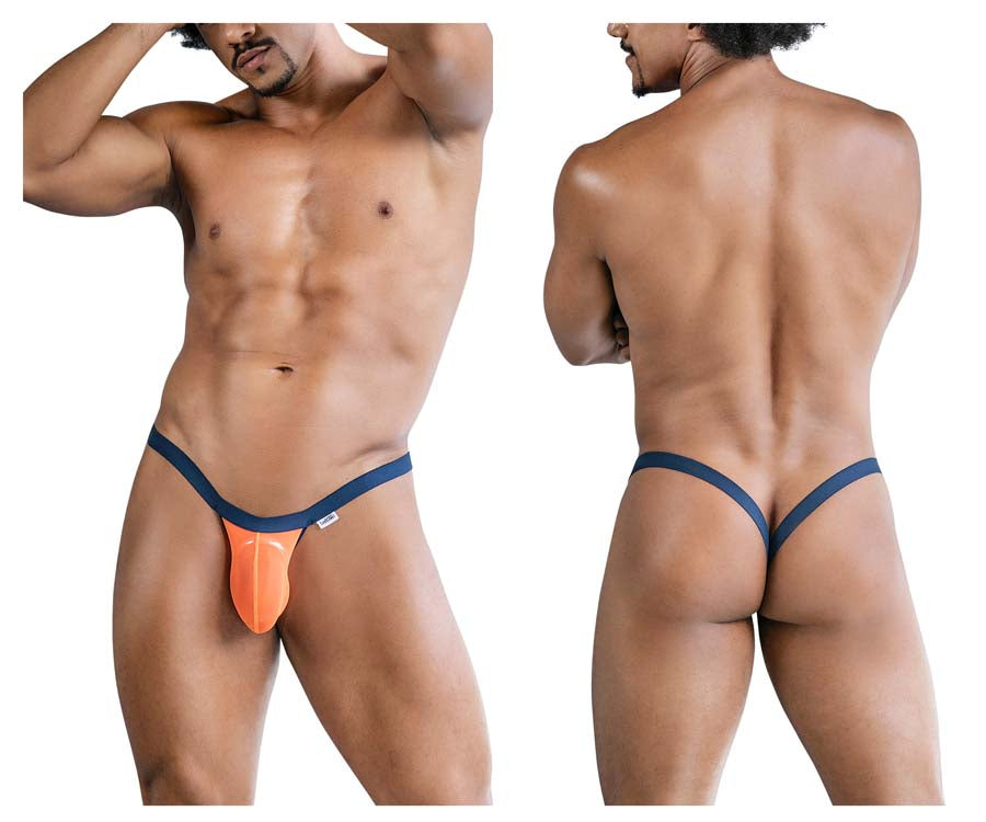 CandyMan 99841 Male Sexy Mesh Thongs Orange