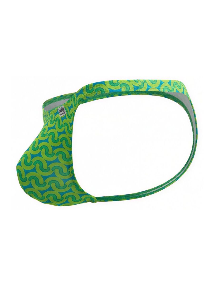 CandyMan 99924 Mens Colourful Modern Vibe Thongs Printed Green
