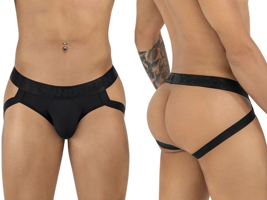 CandyMan 99925 Mens Sleek & Sexy Jockstrap Black