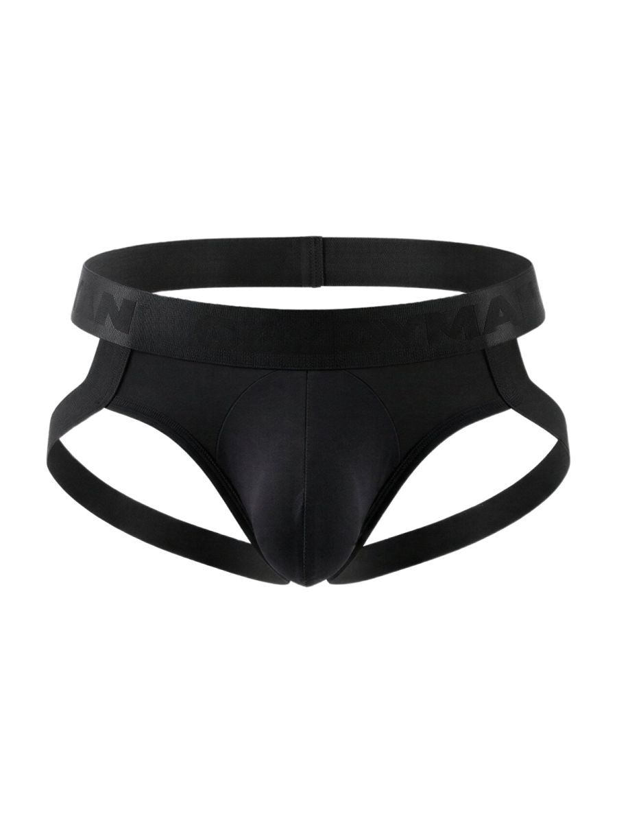 CandyMan 99929 Mens Minimal Front Sexy Jockstrap Black
