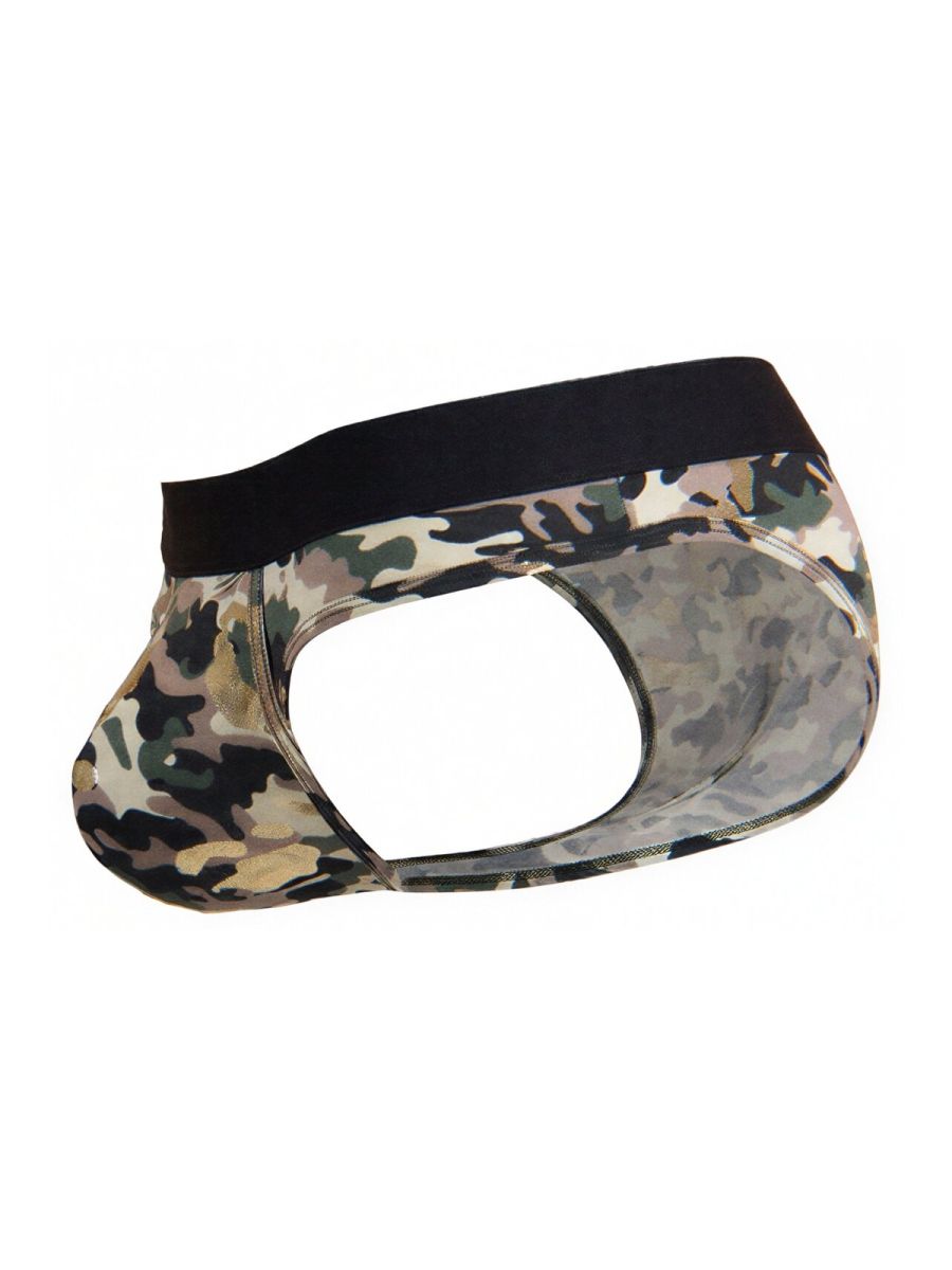CandyMan 99938 Mens Classic Briefs with Modern Fit Camouflage