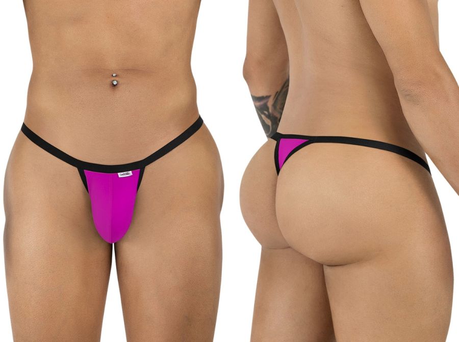 CandyMan 99948 Mens Minimalism Sleek & Modern Thong Magenta