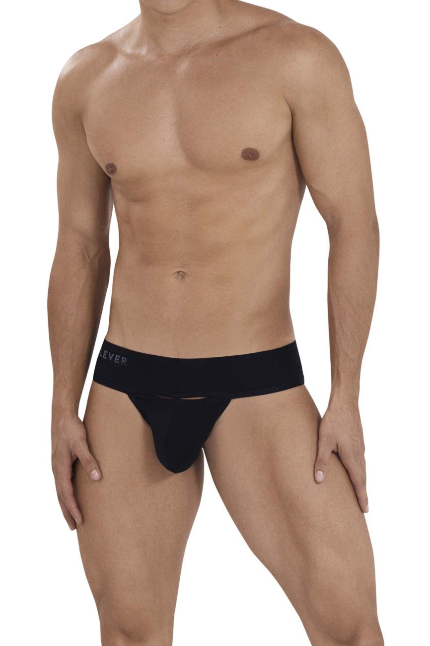 Clever 1147 Celestial Thongs Black