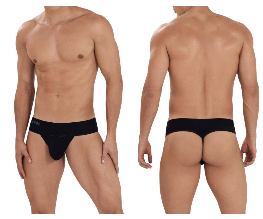 Clever 1147 Celestial Thongs Black