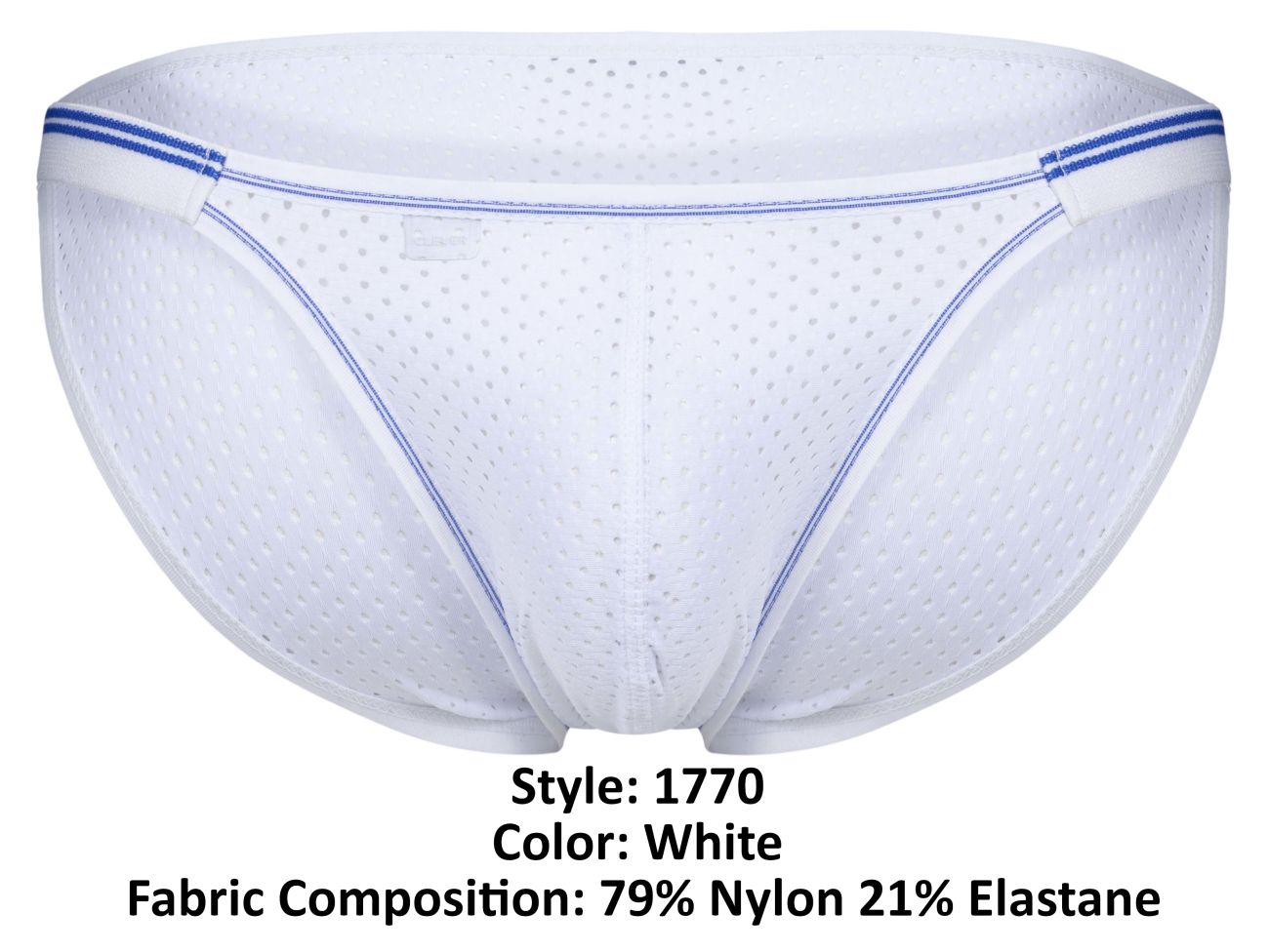 Clever 1770 Esencial Mens Sleek & Sexy Bikini White