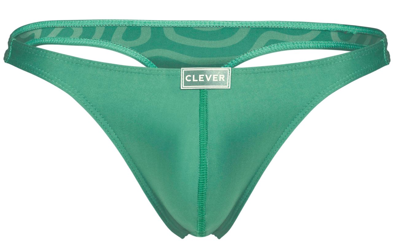 Clever 1773 Cactus Male Sleek Thong Green