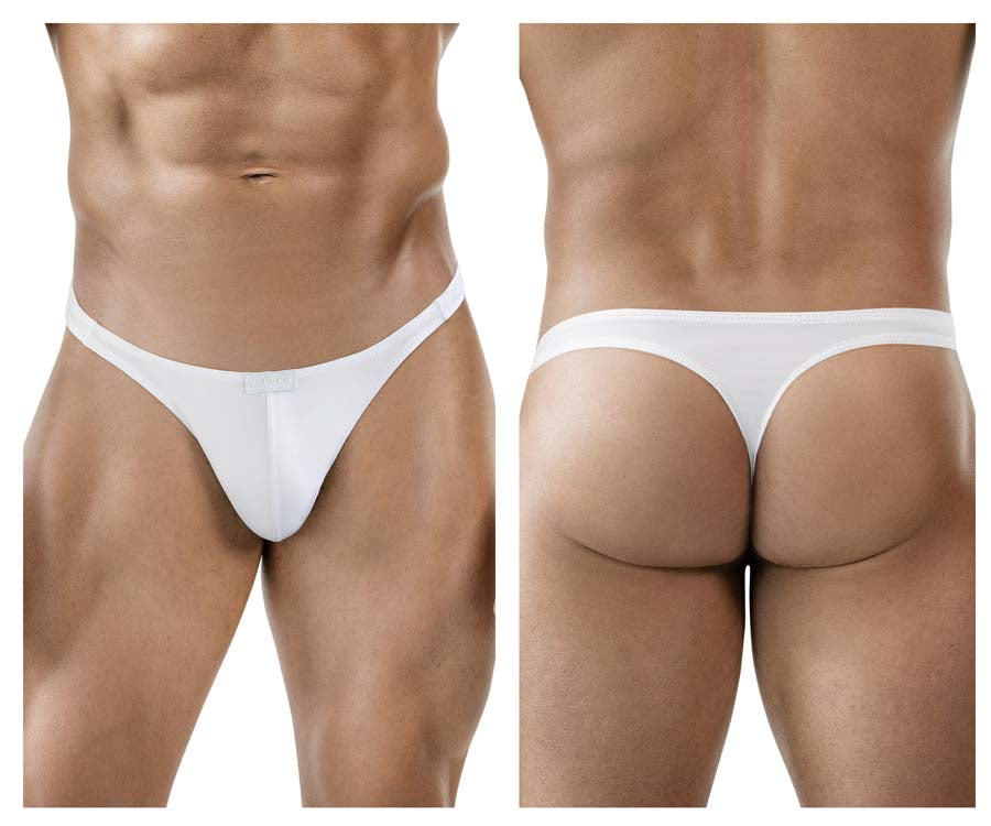 Clever 1830 Desirable Mens Barley There Thongs White