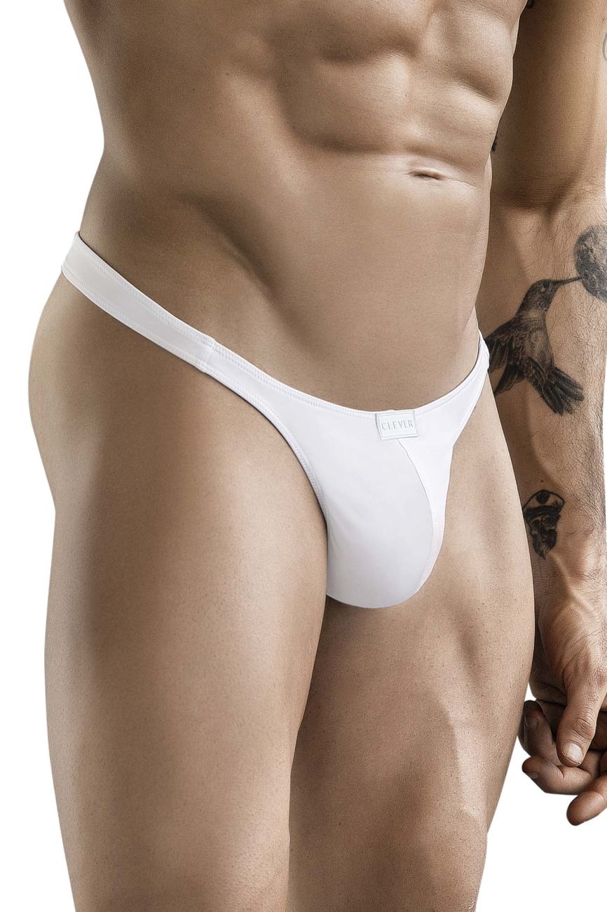 Clever 1830 Desirable Mens Barley There Thongs White