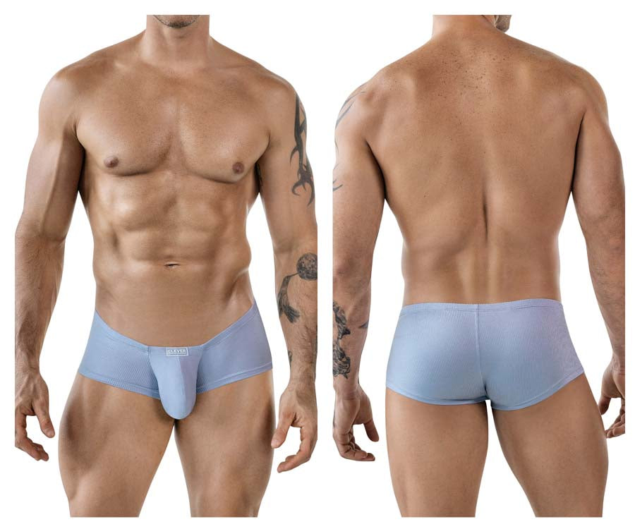 Clever 1844 Aura Mens Sleek & Soft Trunks Blue