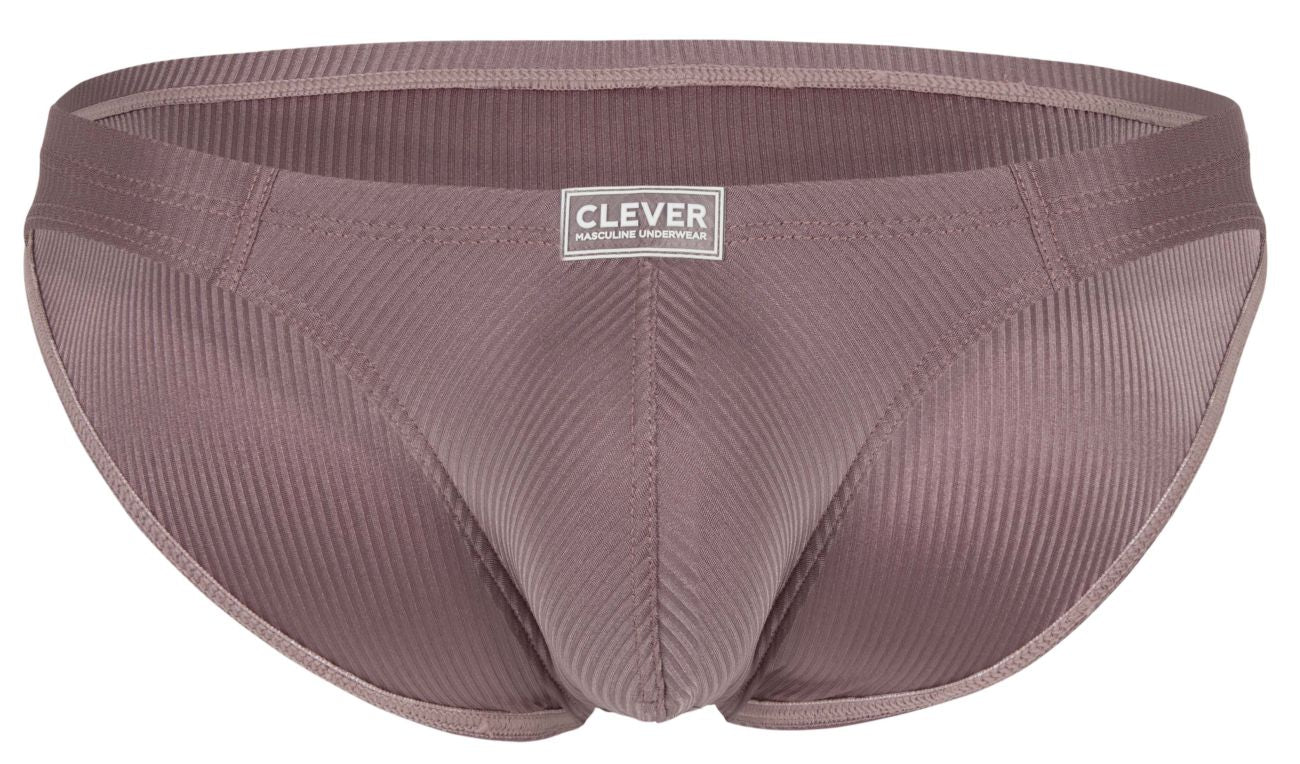 Clever 1845 Aura Mens Sleek & Soft Bikini Brief Brown