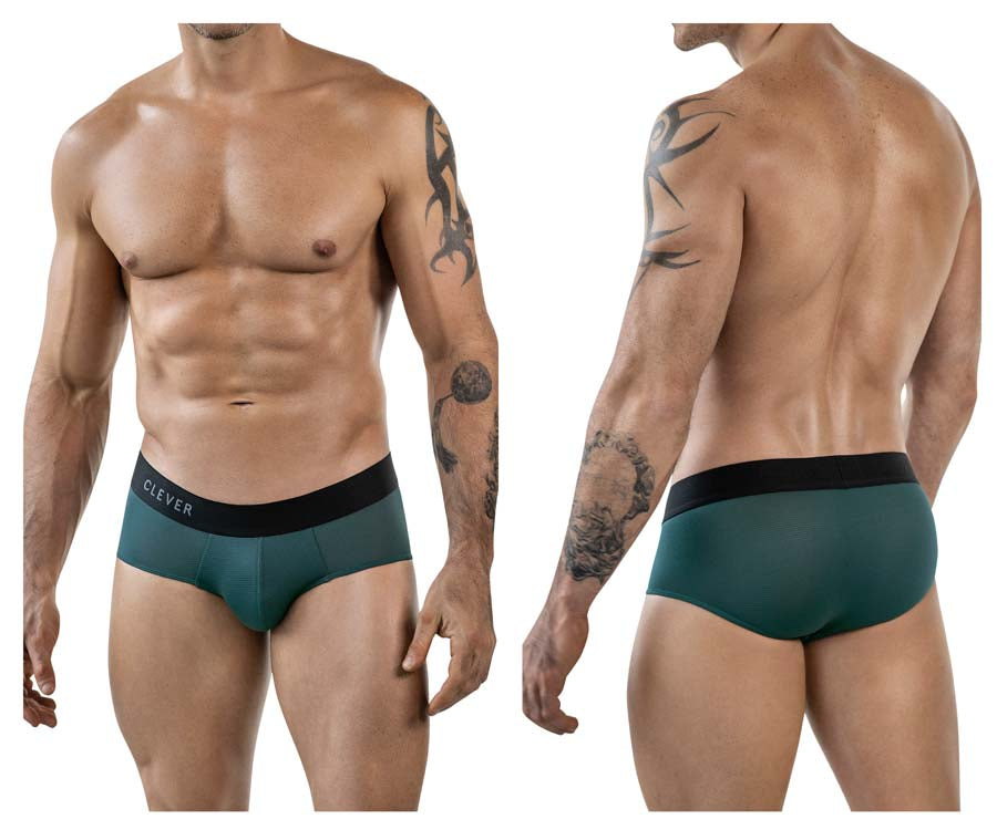 Clever 1862 Oneal Male Sleek & Modern Briefs Petrol Green
