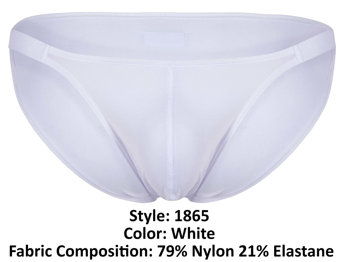 Clever 1865 Mens Oomph Minimal Bikini Brief White
