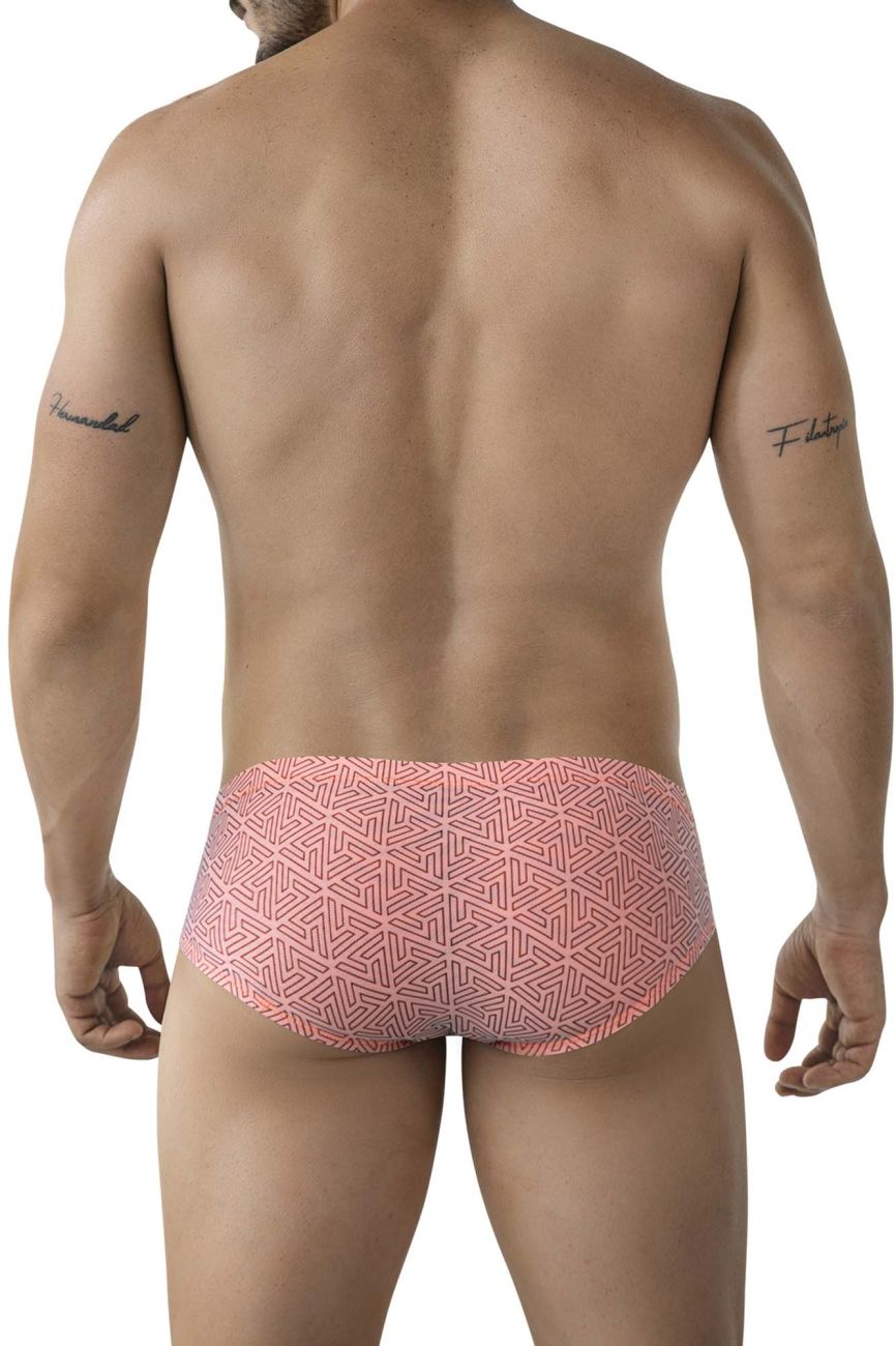 Clever 2017 Mens Stretchy Neon Briefs Orange