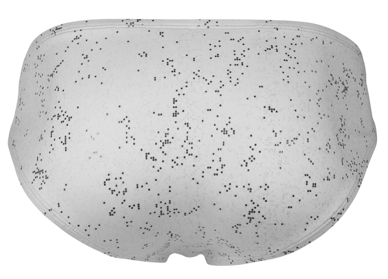 Clever 2039 Galaxy Mens Glitter Bikini Briefs White