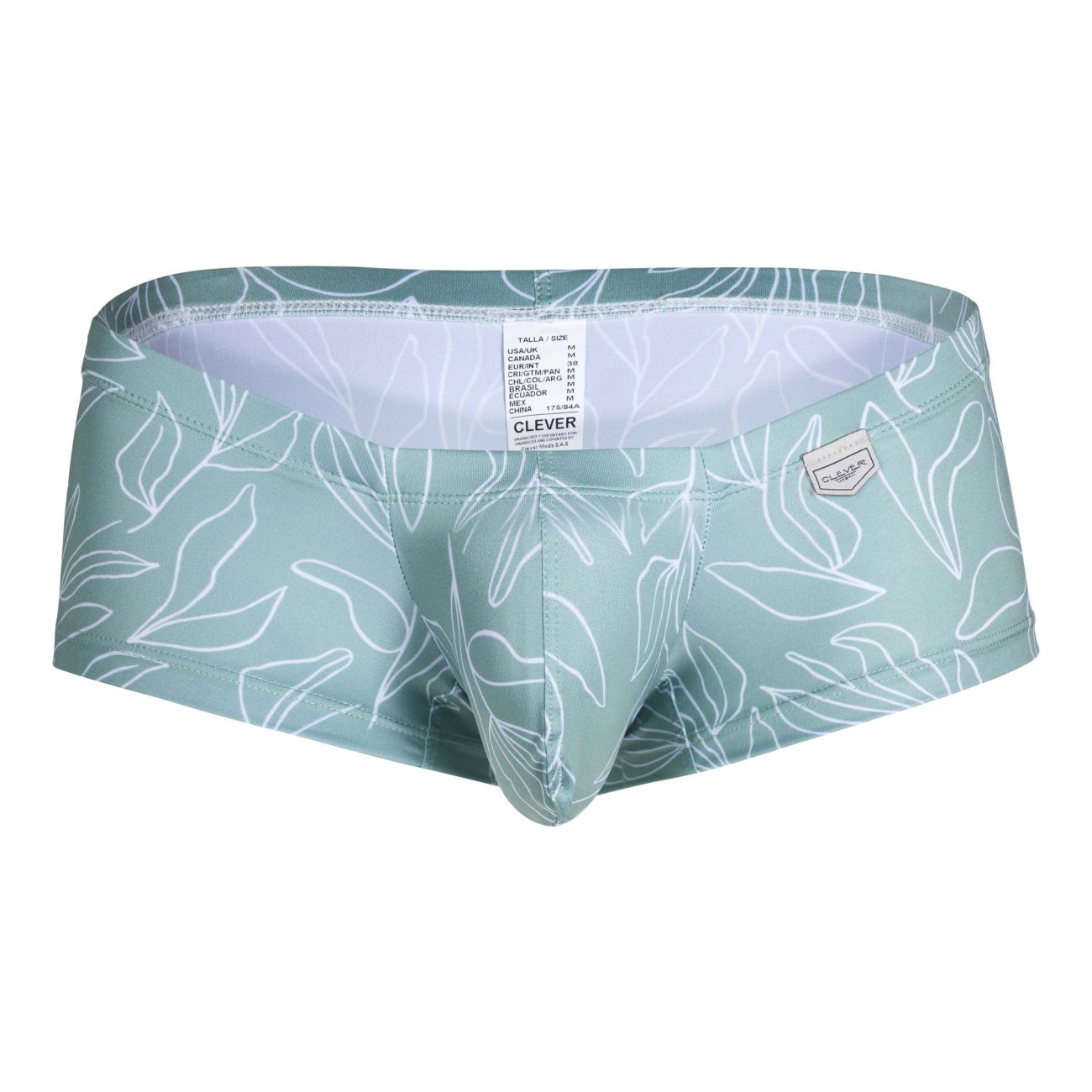 Clever 3 PK 229951 Australian Latin Trunks Blue-White-Green