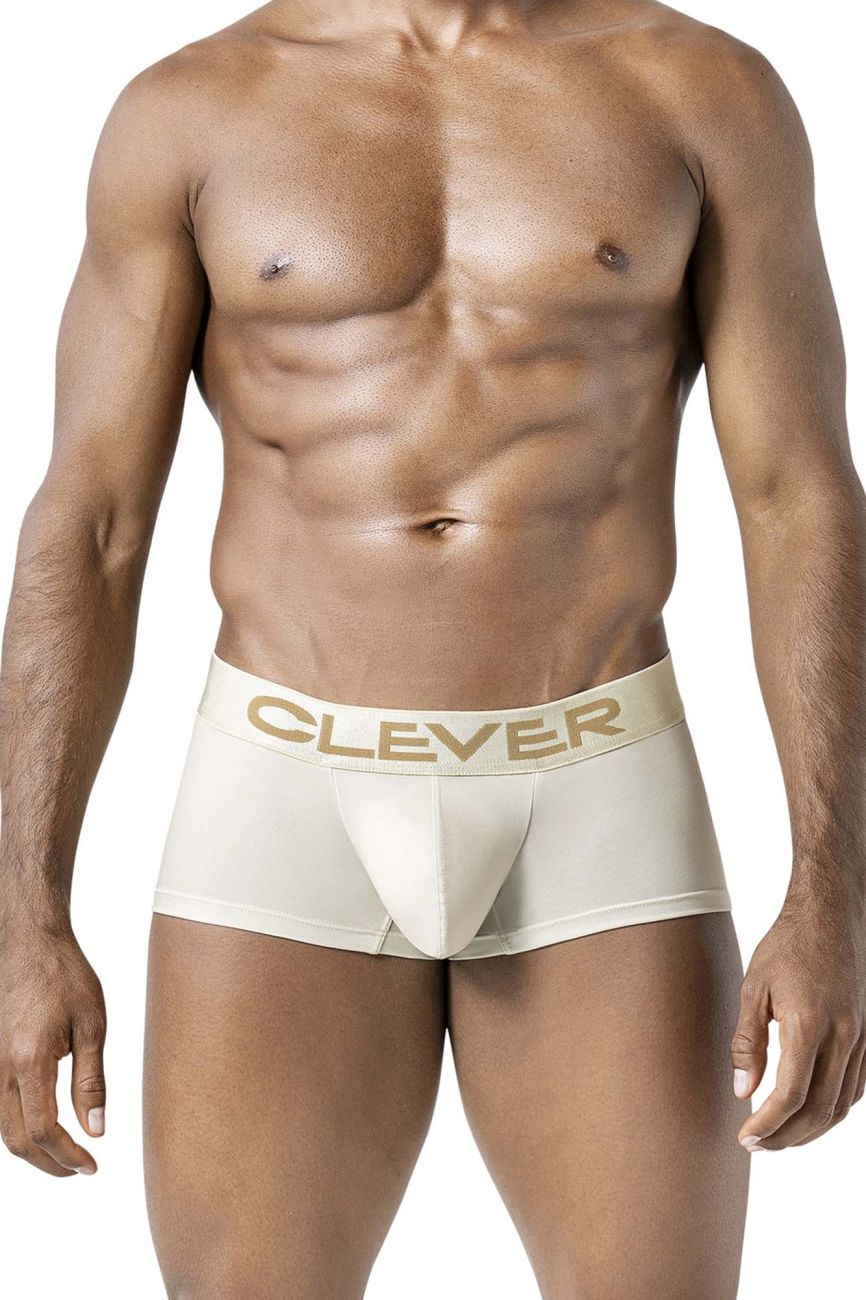 Clever 229953 3 Pack Mens Australian Latin Trunks Beige-Blue-Green