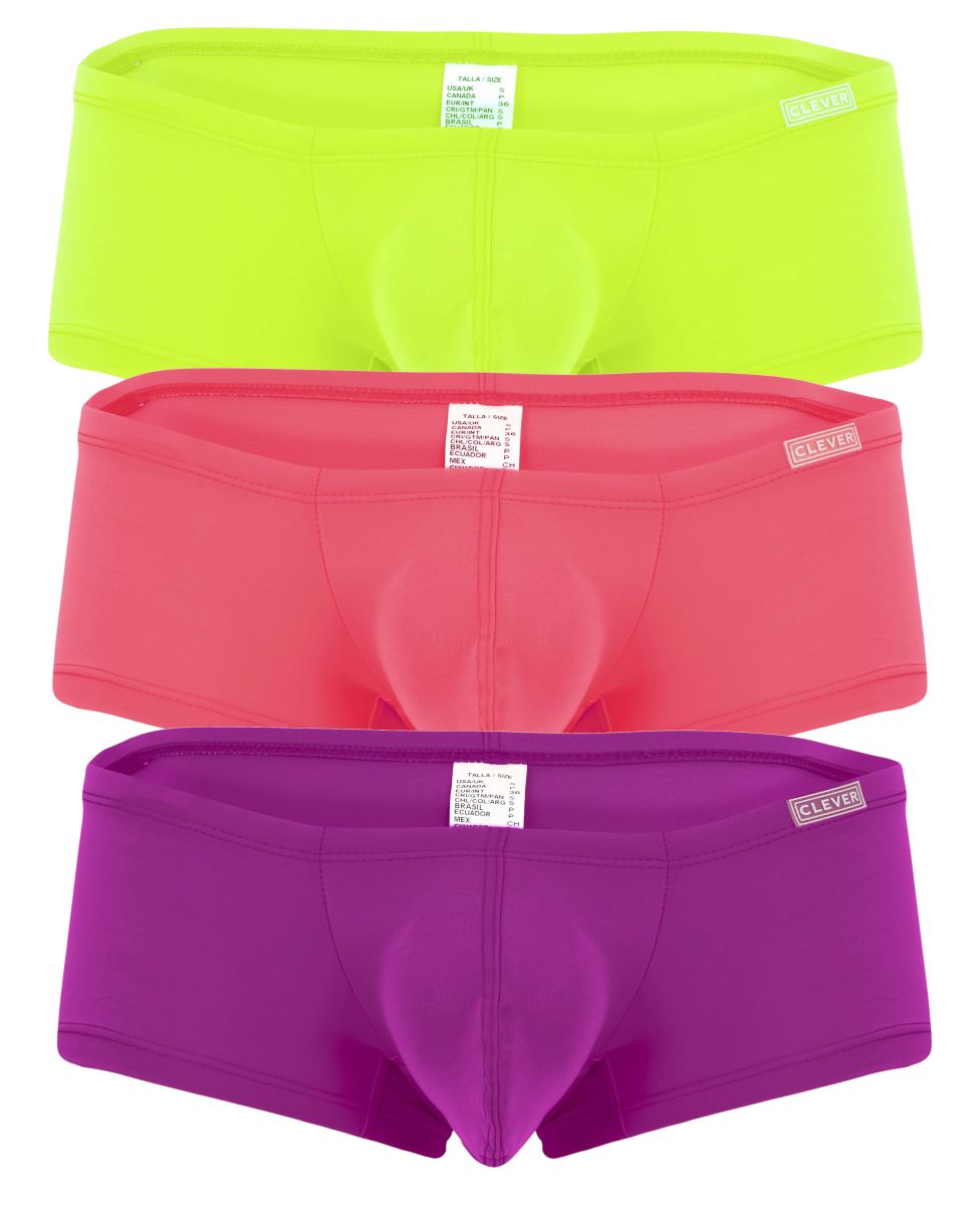Clever 229958 3PK Australian Latin Trunks Multi Pack Set
