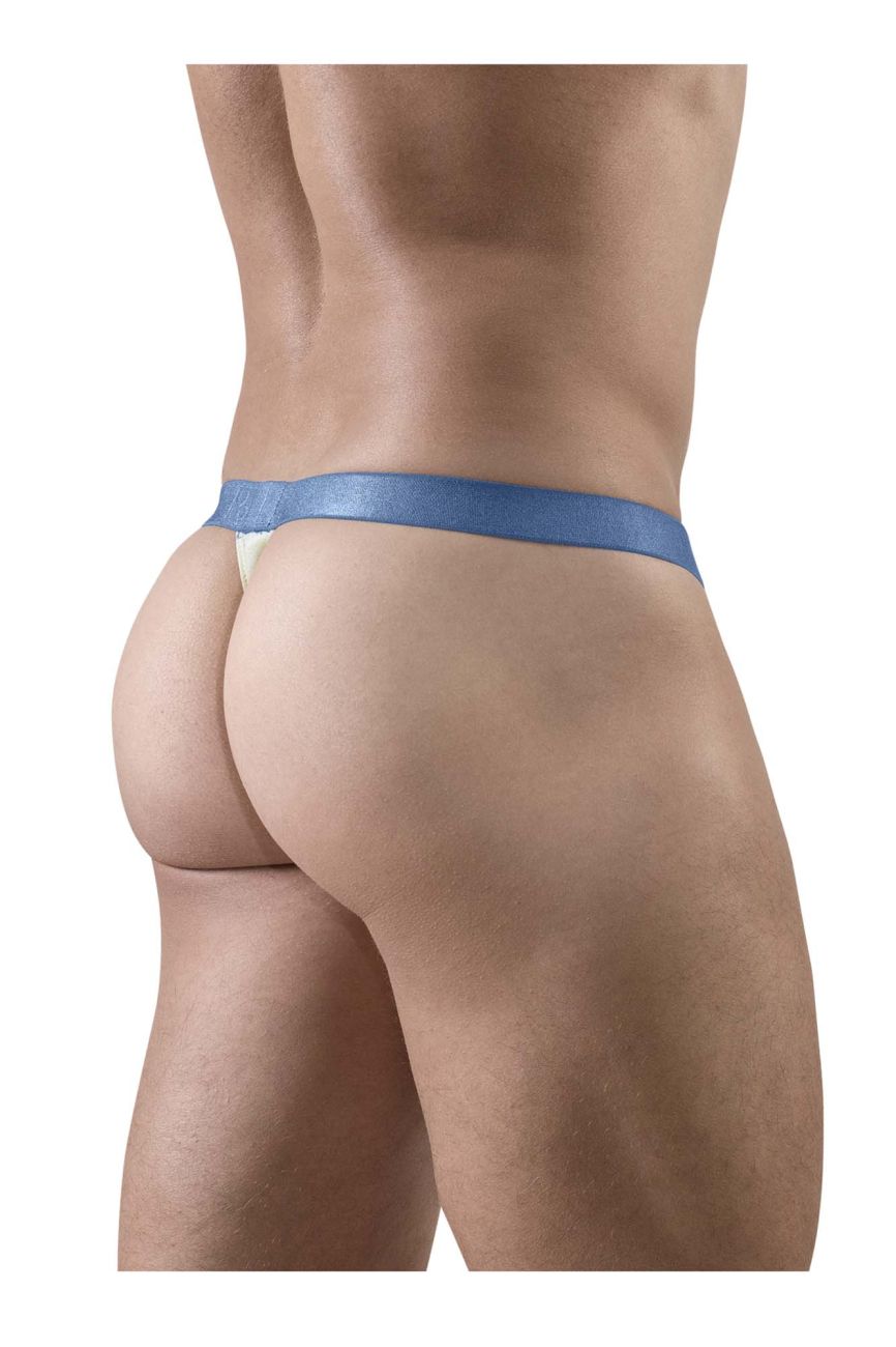 ErgoWear EW1768 SLK SE Male Comfortable G-String Vanilla Birds