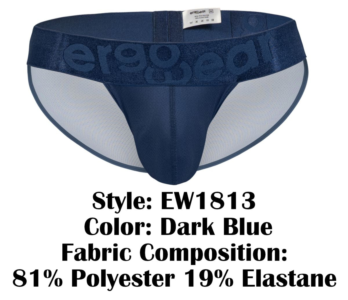 ErgoWear EW1813 MAX BOLD SE Mens Everyday Essentials Bikini Dark Blue