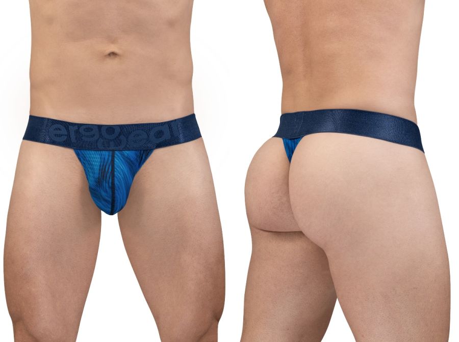 ErgoWear EW1816 MAX BOLD SE Mens Hugging G-String Mid Blue