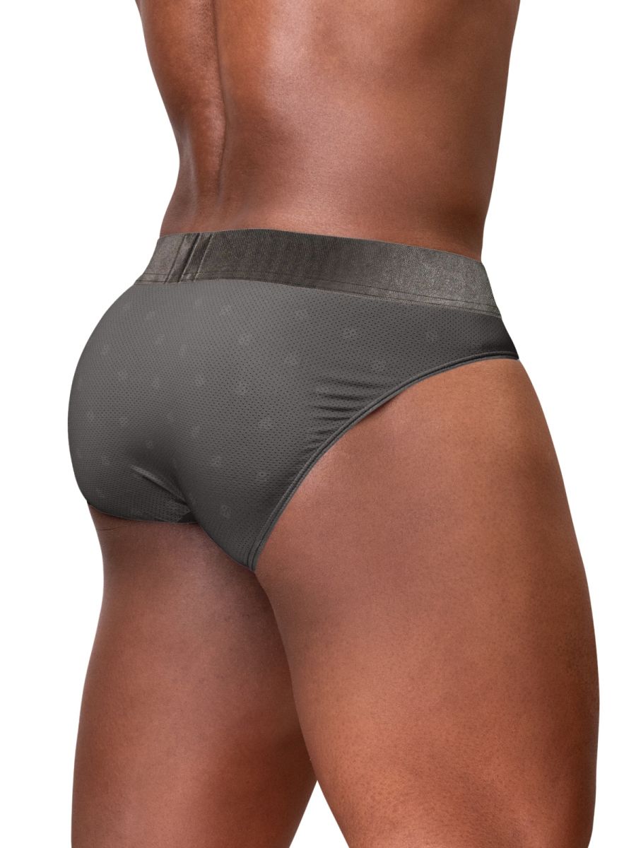 ErgoWear EW1842 FEEL SE Comfort & Athletic Support Briefs Dark Gray Plus Sizes