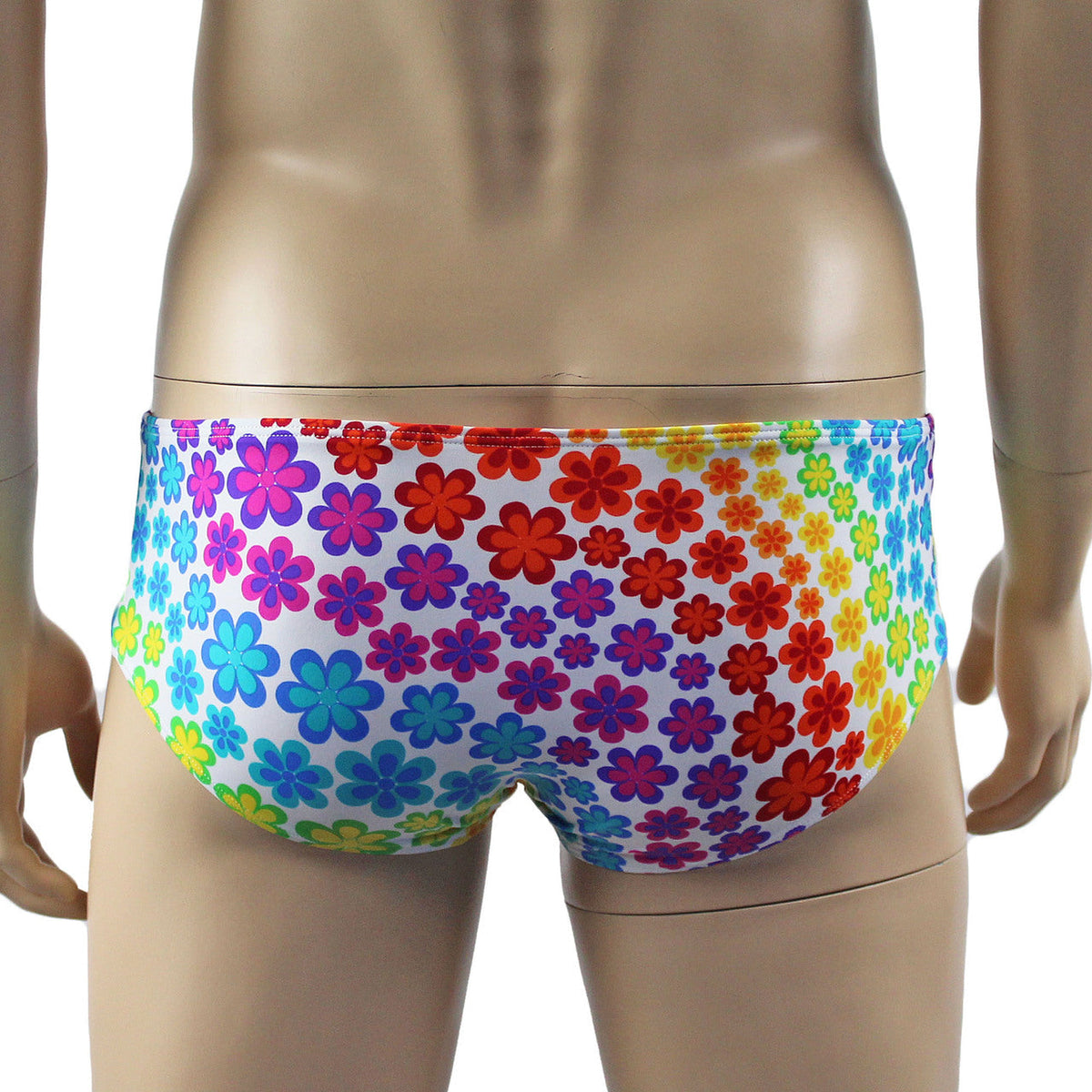 Mens Flower Girl Crop Top Bra & Boxer Brief