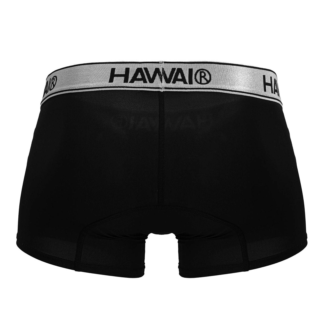 HAWAIR 41977 Microfiber Male Modern Fit Trunks Black