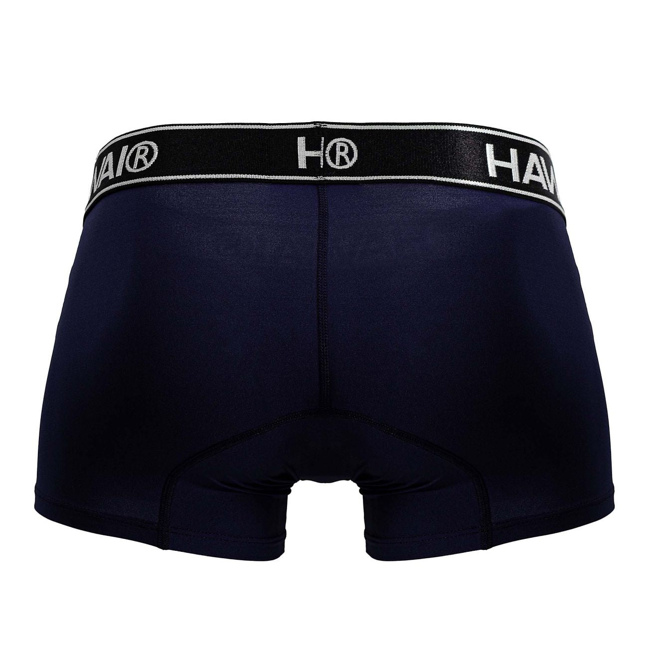HAWAIR 41977 Microfiber Male Modern Fit Trunks Dark Blue