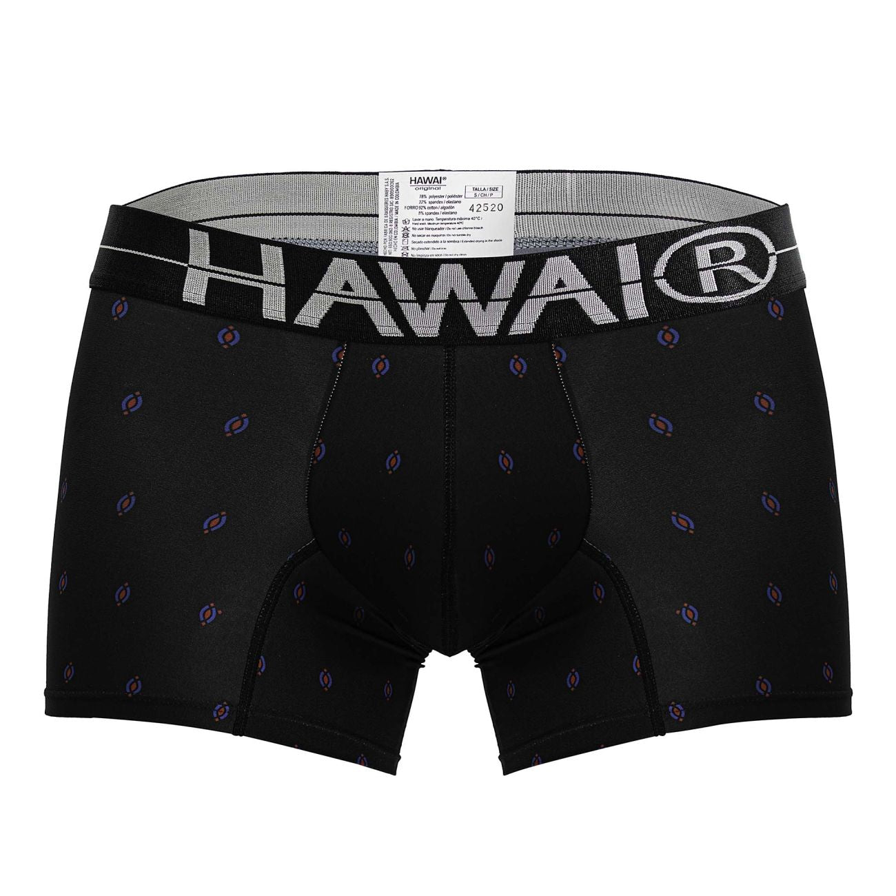 HAWAIR 42520 Printed Microfiber Trunks Black