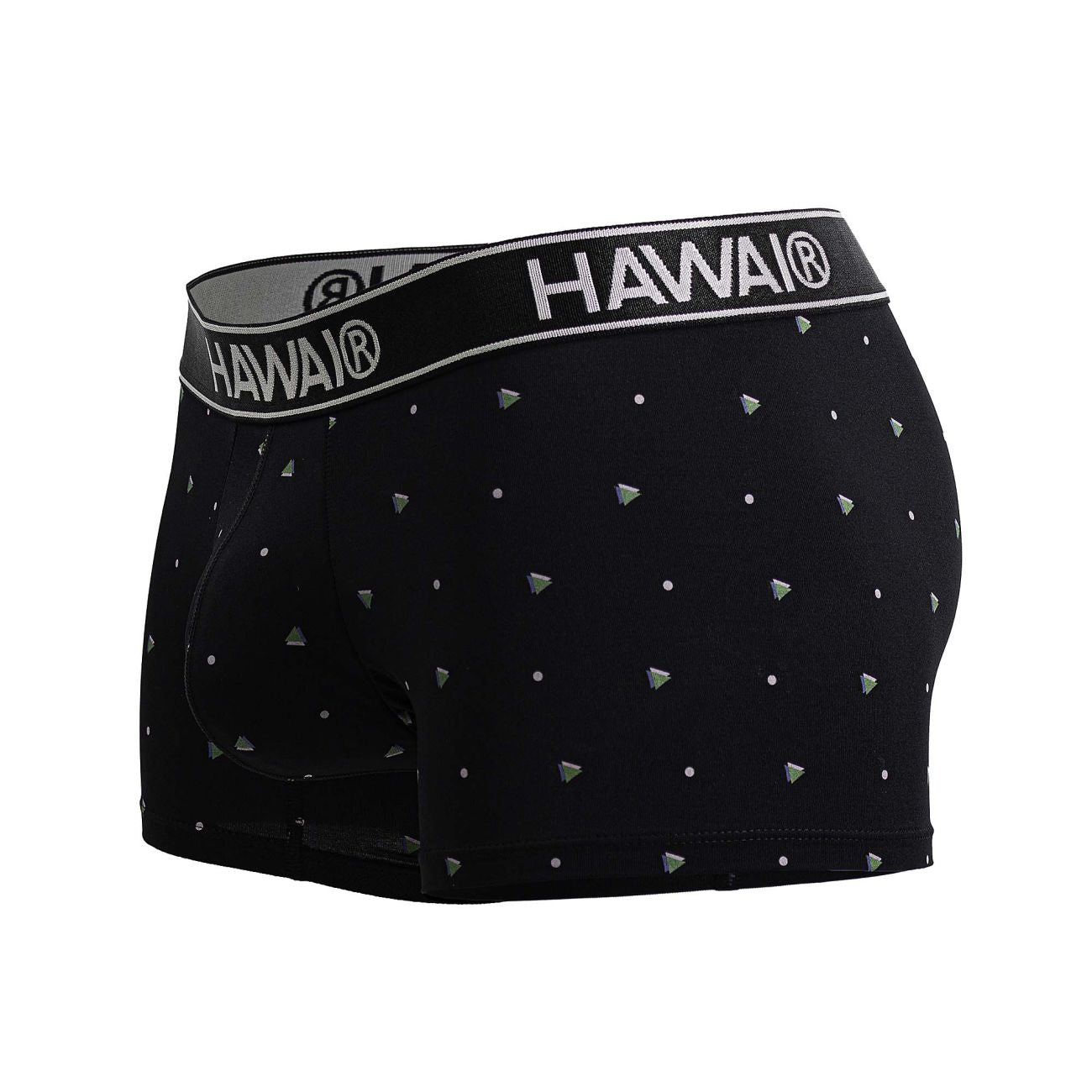 HAWAIR 42570 Microfiber Male Everyday Trunks Black