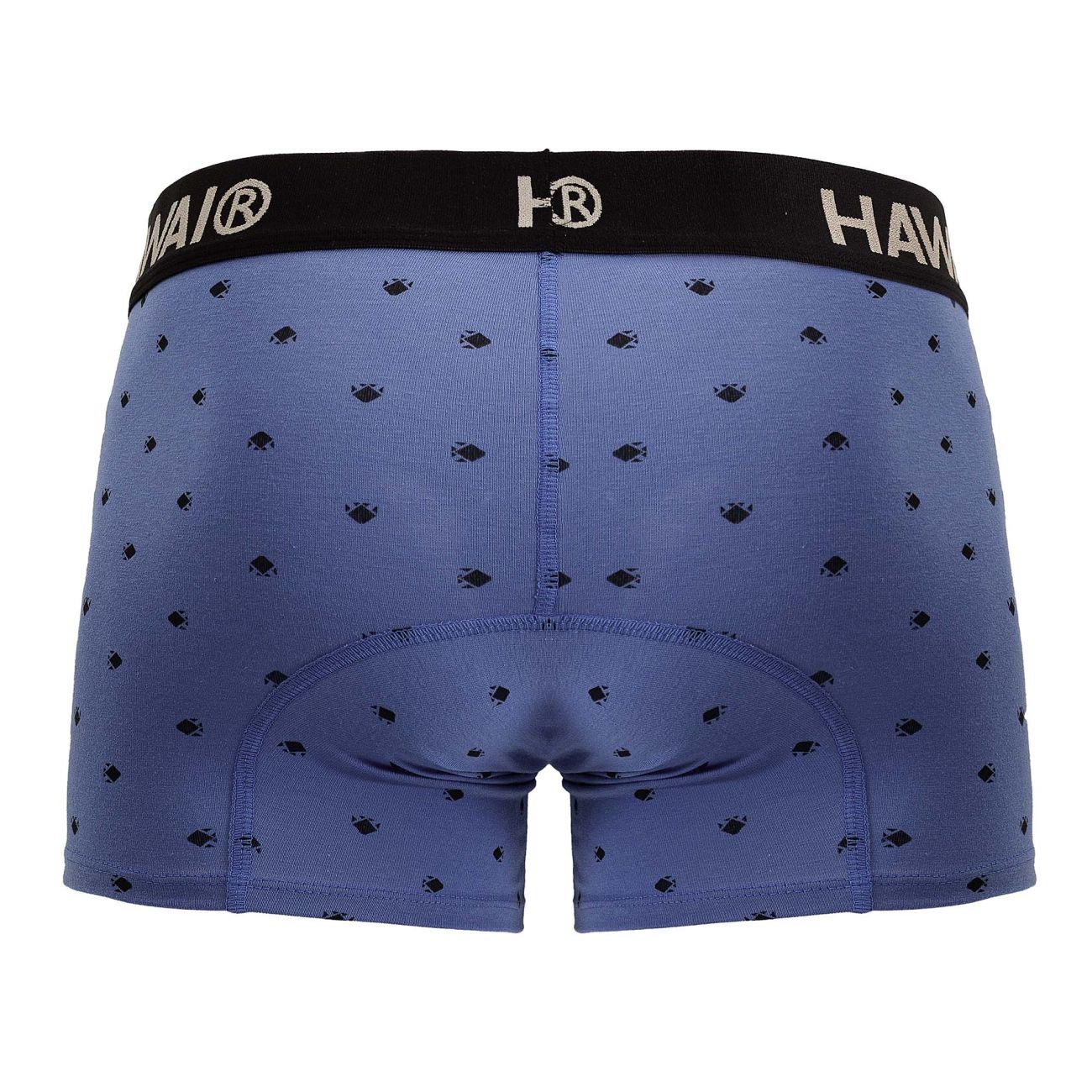 HAWAIR 42571 Cotton Blend Male Daily Wear Trunks Blue Quartz