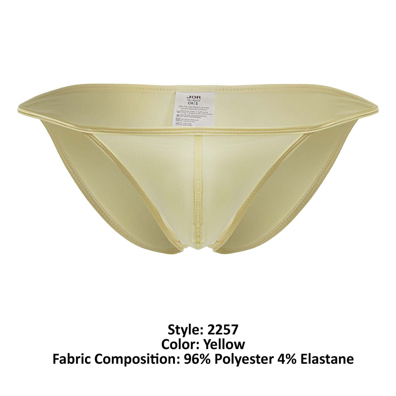 JOR 2257 Axel Mens Daring & Comfortable Bikini Yellow
