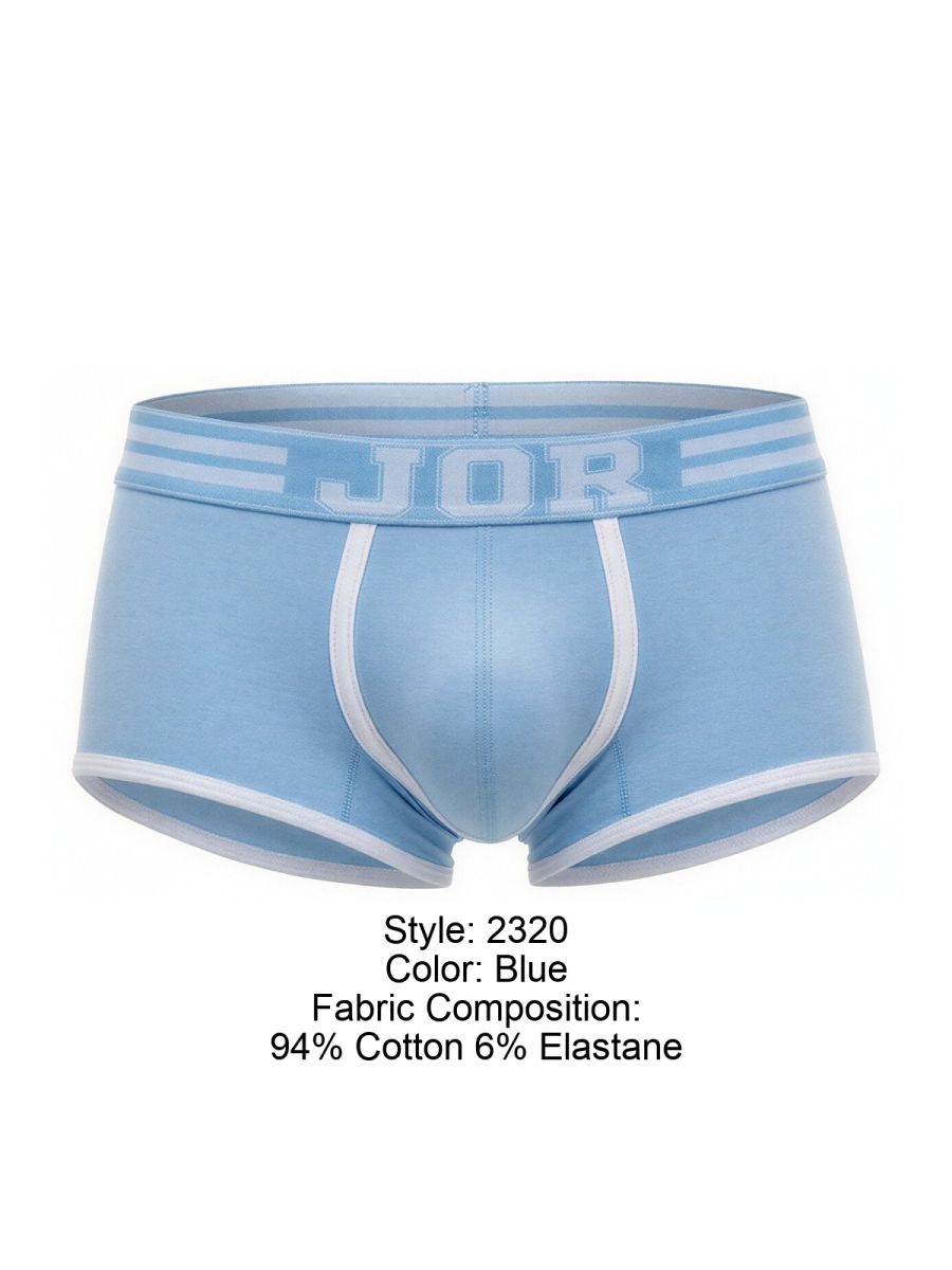 JOR 2320 College Mens Built to Flatter Trunks Blue Plus Sizes