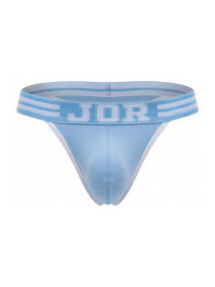 JOR 2323 College Mens Clean & Bold Thongs Blue Plus Sizes